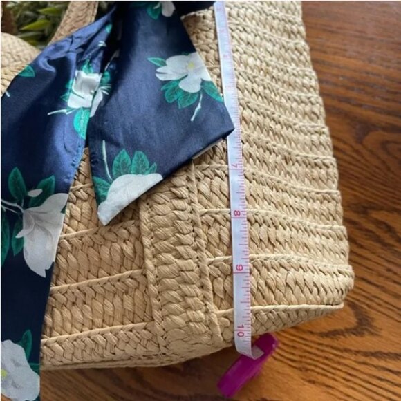 DRAPER JAMES Woven Straw Tote Bag - Picture 9 of 10